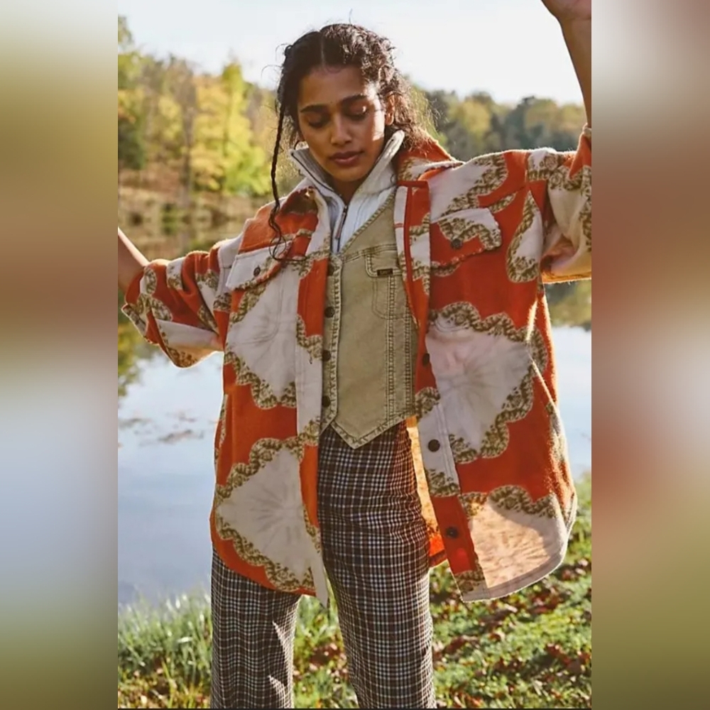 Free People Ruby Jacket Jacquard - image 1